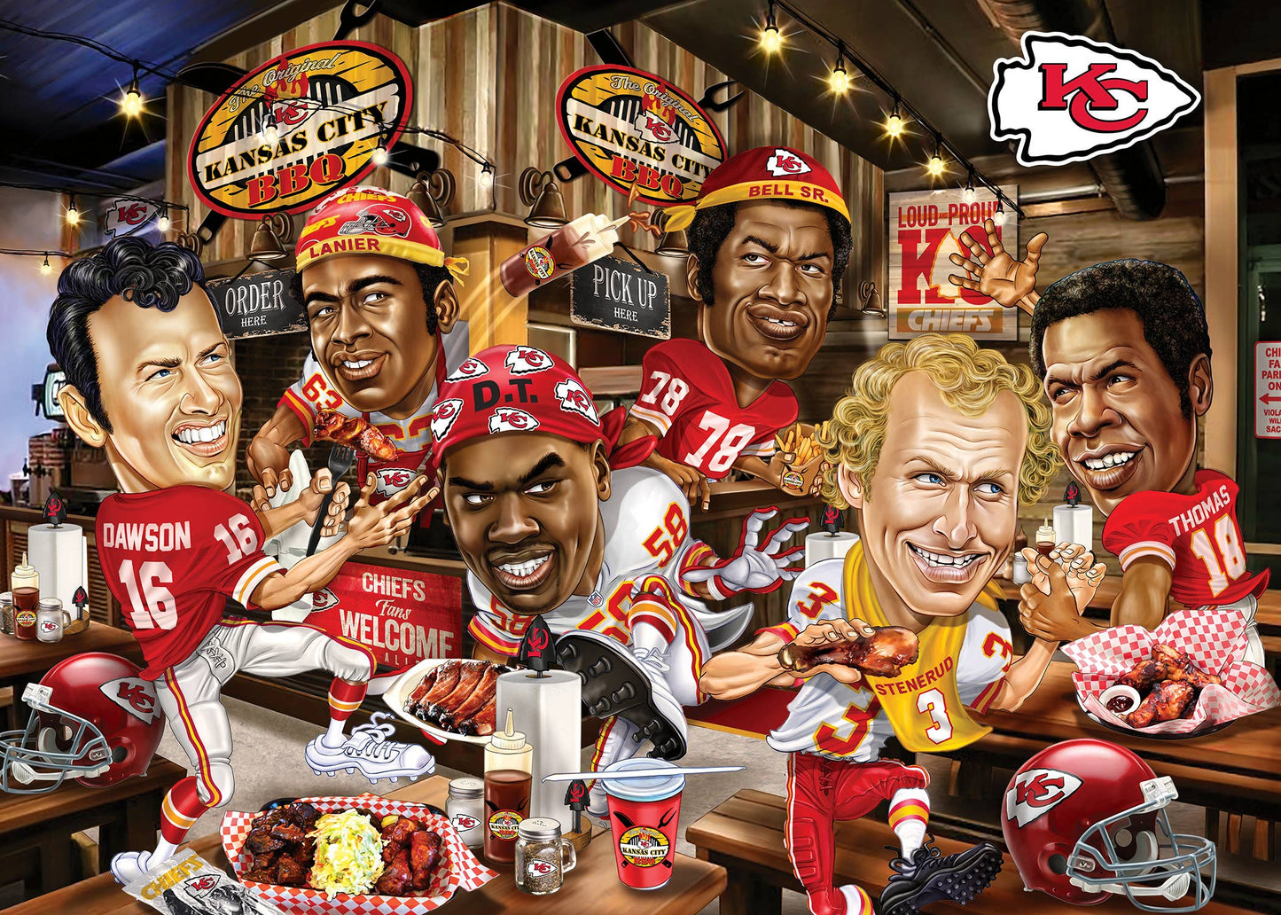 Kansas City Chiefs - All Time Greats 500 Piece Puzzle