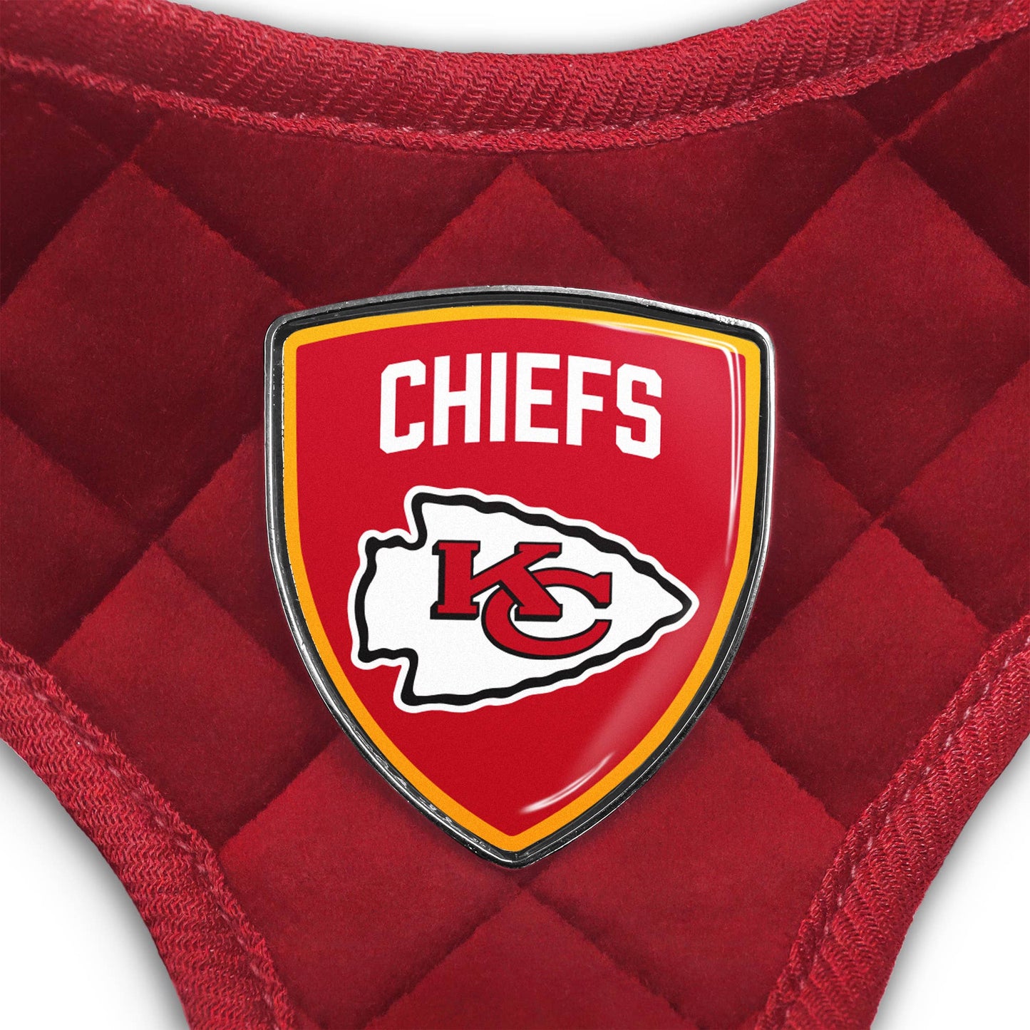 NFL Kansas City Chiefs Velvet Pet Harness
