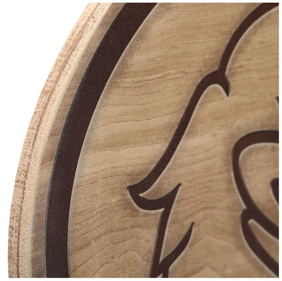 University Of Kansas Jayhawks Logo Wood Wall Art
