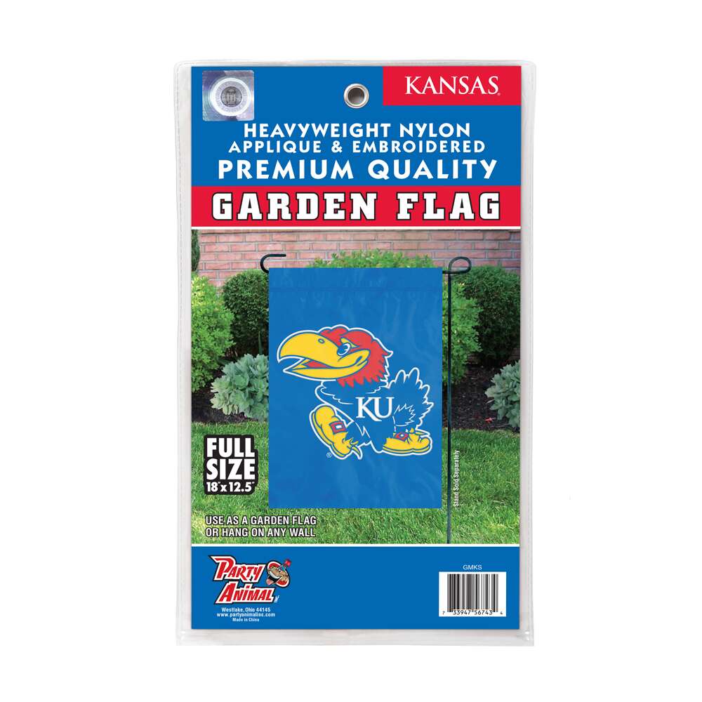 Kansas Jayhawks Premium Garden Flag