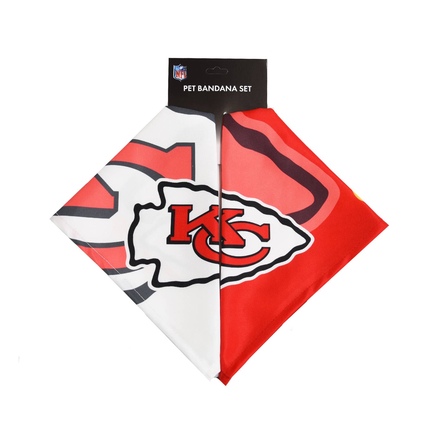 NFL Kansas City Chiefs Home & Away Pet Bandana Set