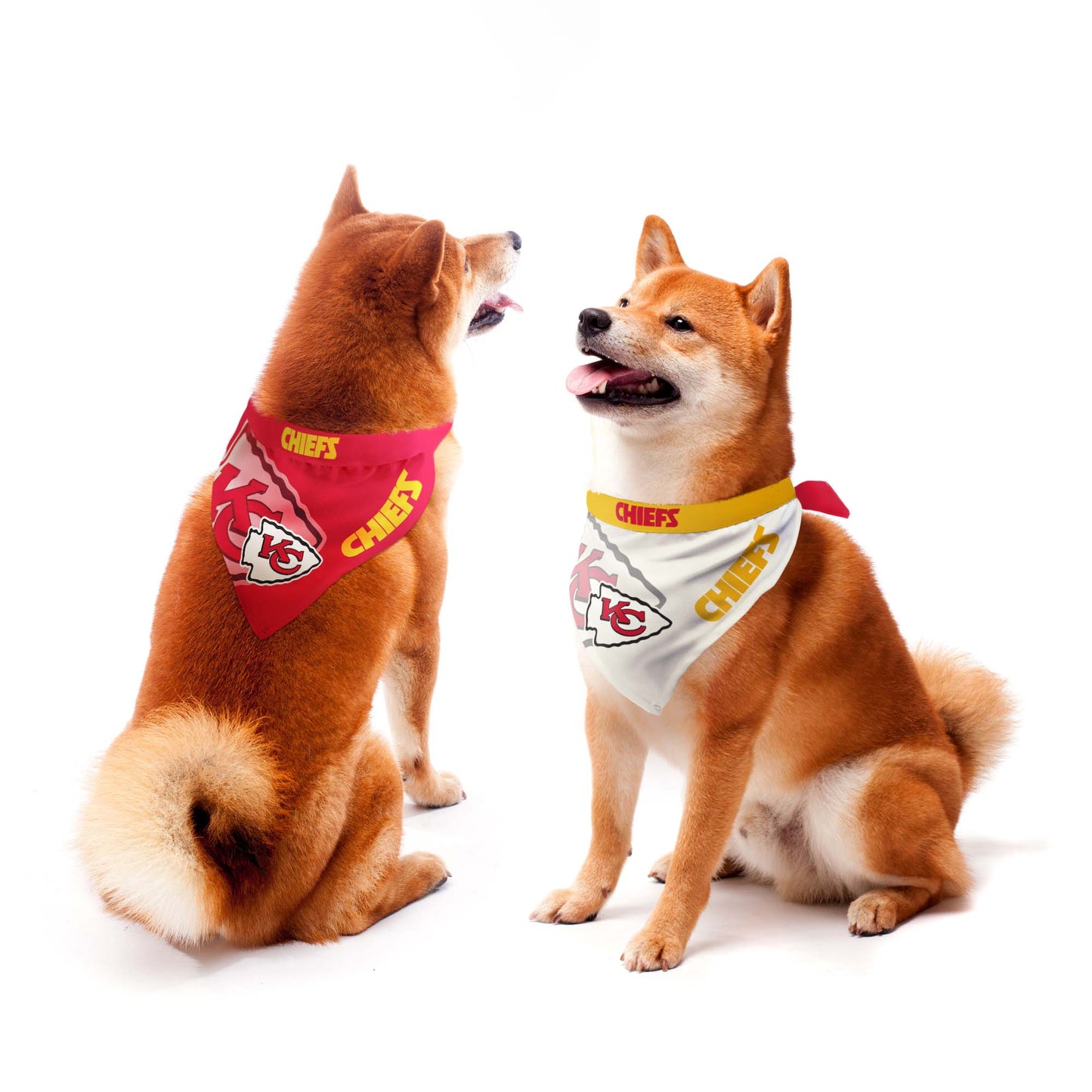 NFL Kansas City Chiefs Home & Away Pet Bandana Set