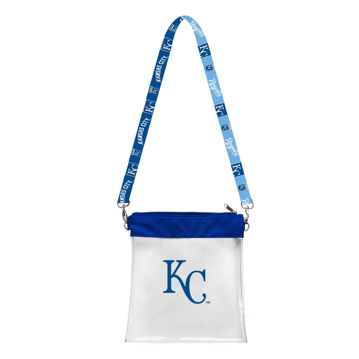 MLB Kansas City Royals Clear Pattern Strap Bag