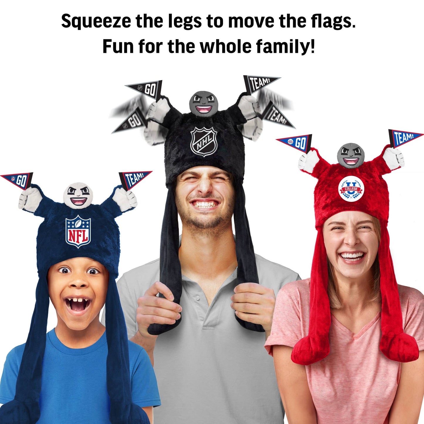 NFL Kansas City Chiefs Mascot Cheering Sidekick Hat