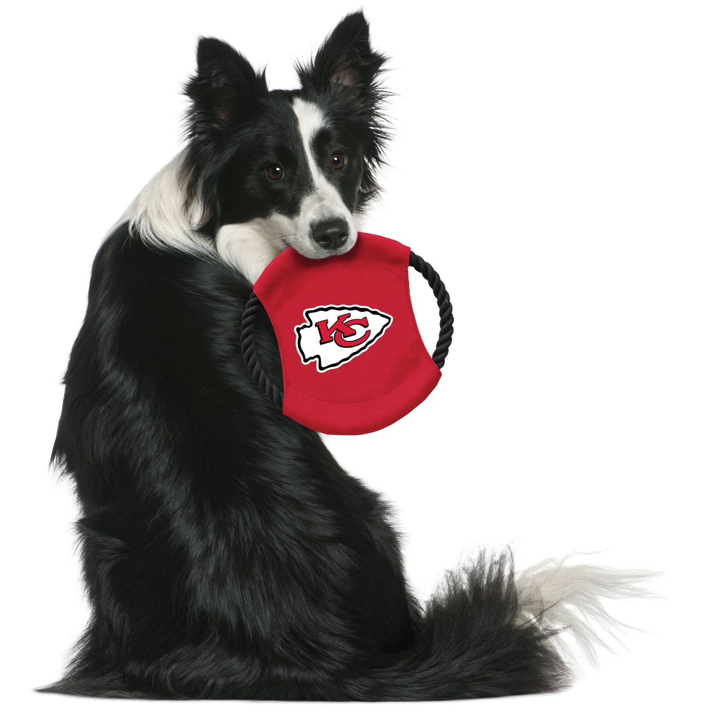 NFL Kansas City Chiefs Team Flying Disc Pet Toy