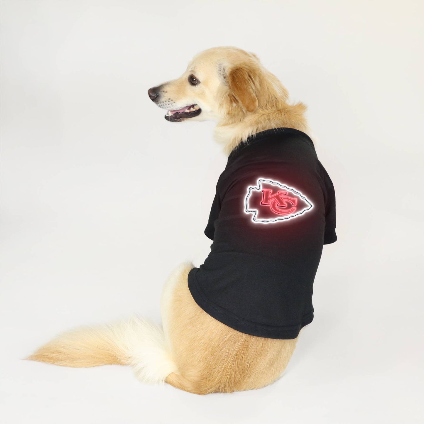 NFL Kansas City Chiefs Neon Pet T-Shirt