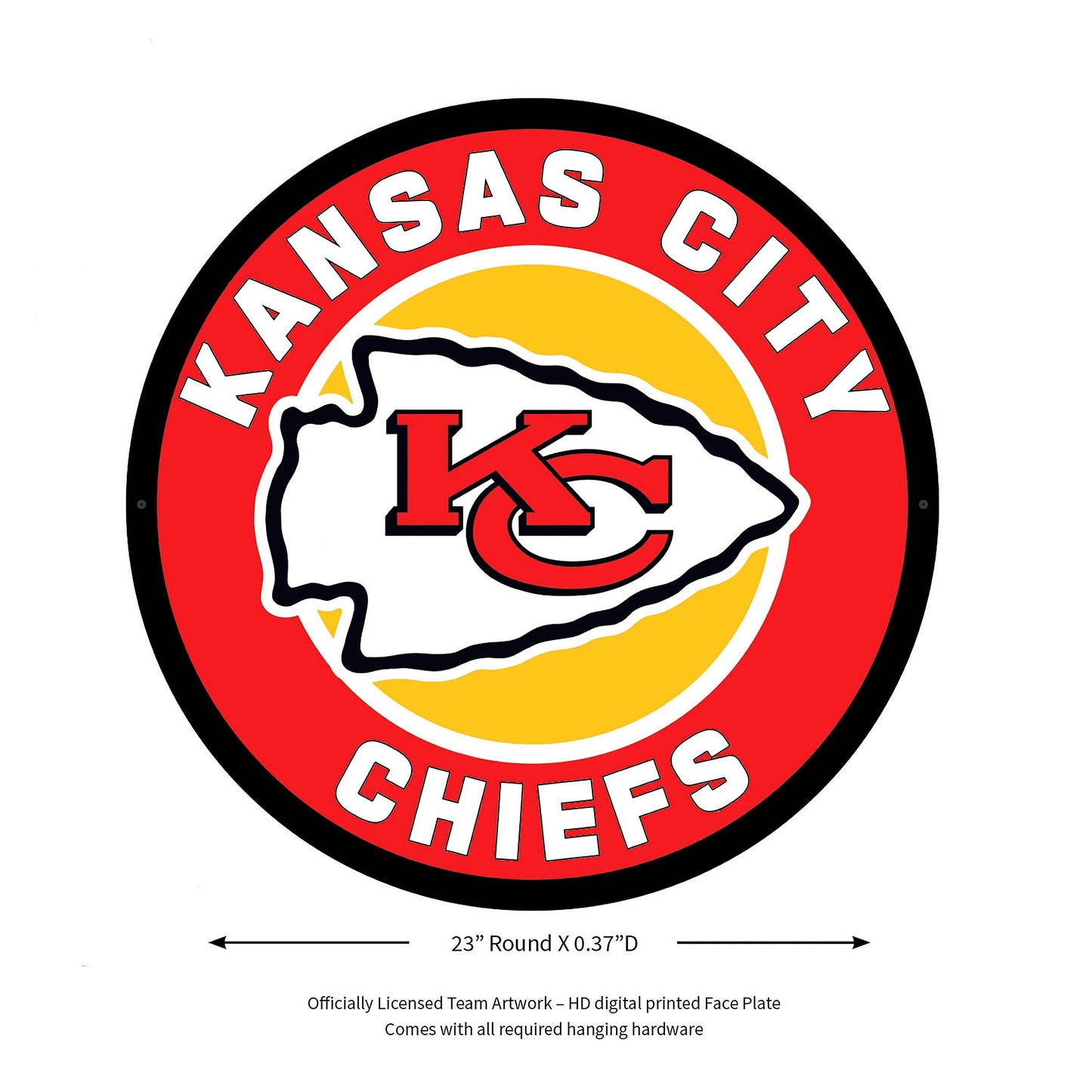 Kansas City Chiefs LED Wall Decor, Fantastic!