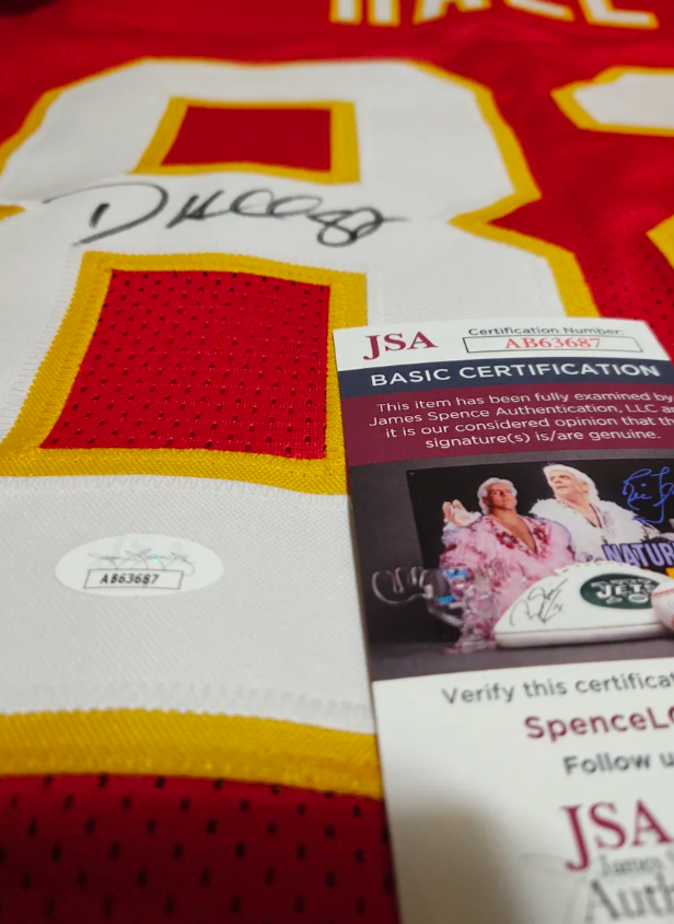 Chiefs Dante Hall signed jersey