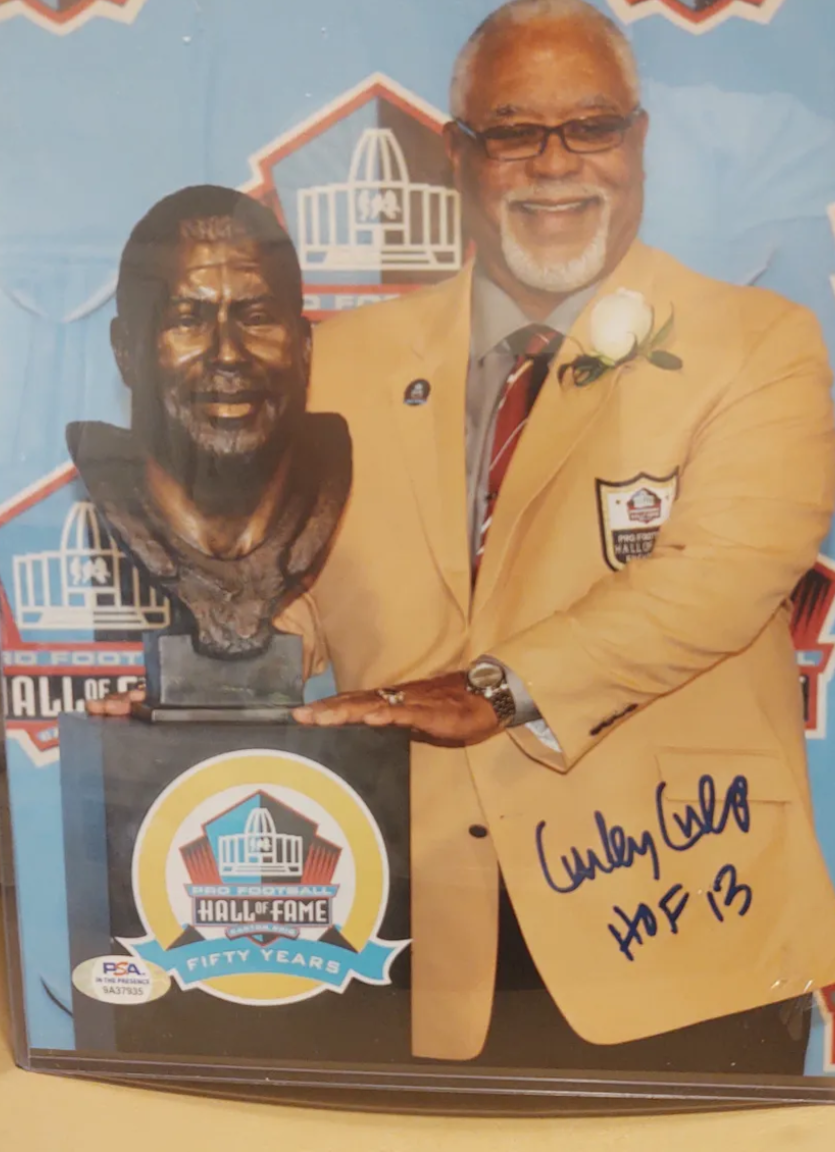 Curley Culp #61 Kansas City Chiefs signed 8x10 photo.