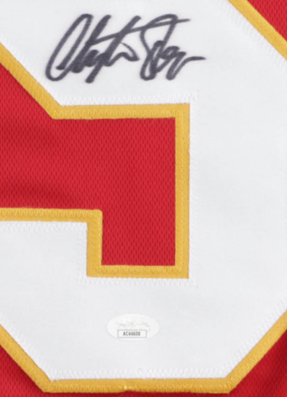 Christian Okoye #35 Kansas City Chiefs signed jersey!