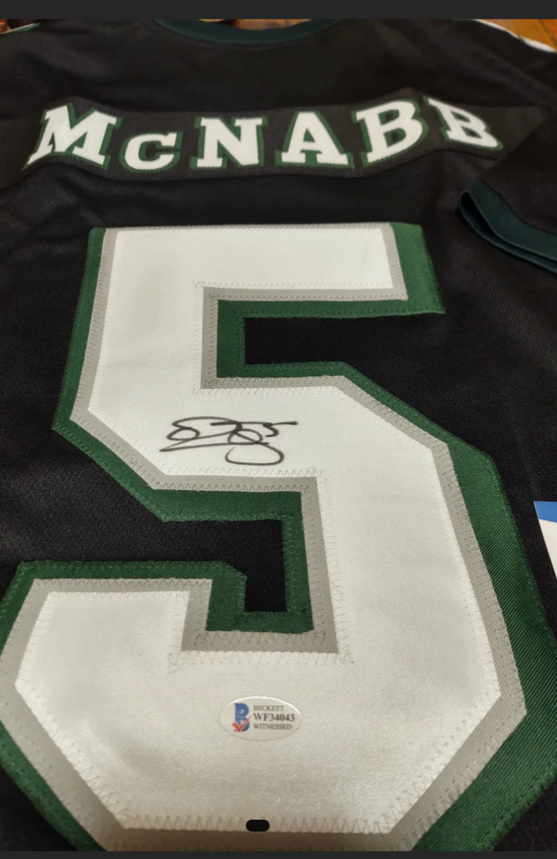 Donovan McNabb #5 Philadelphia Eagles signed jersey
