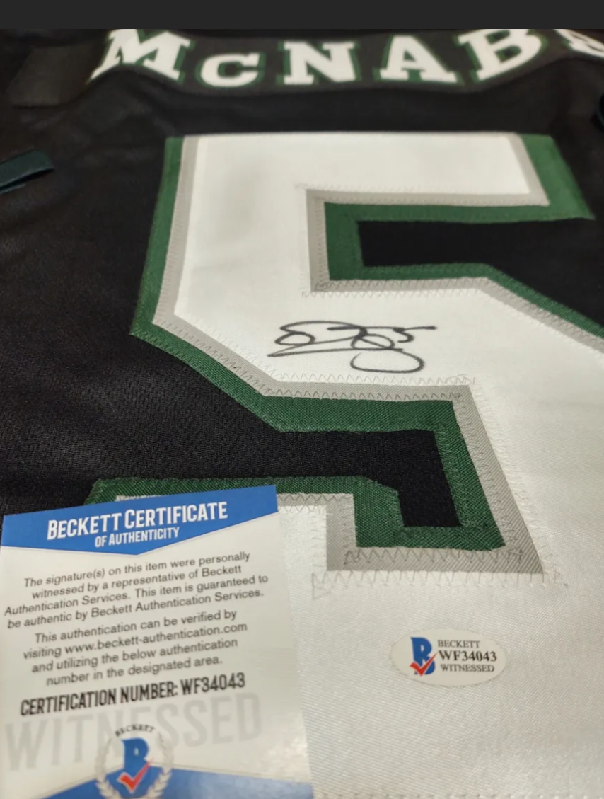 Donovan McNabb #5 Philadelphia Eagles signed jersey