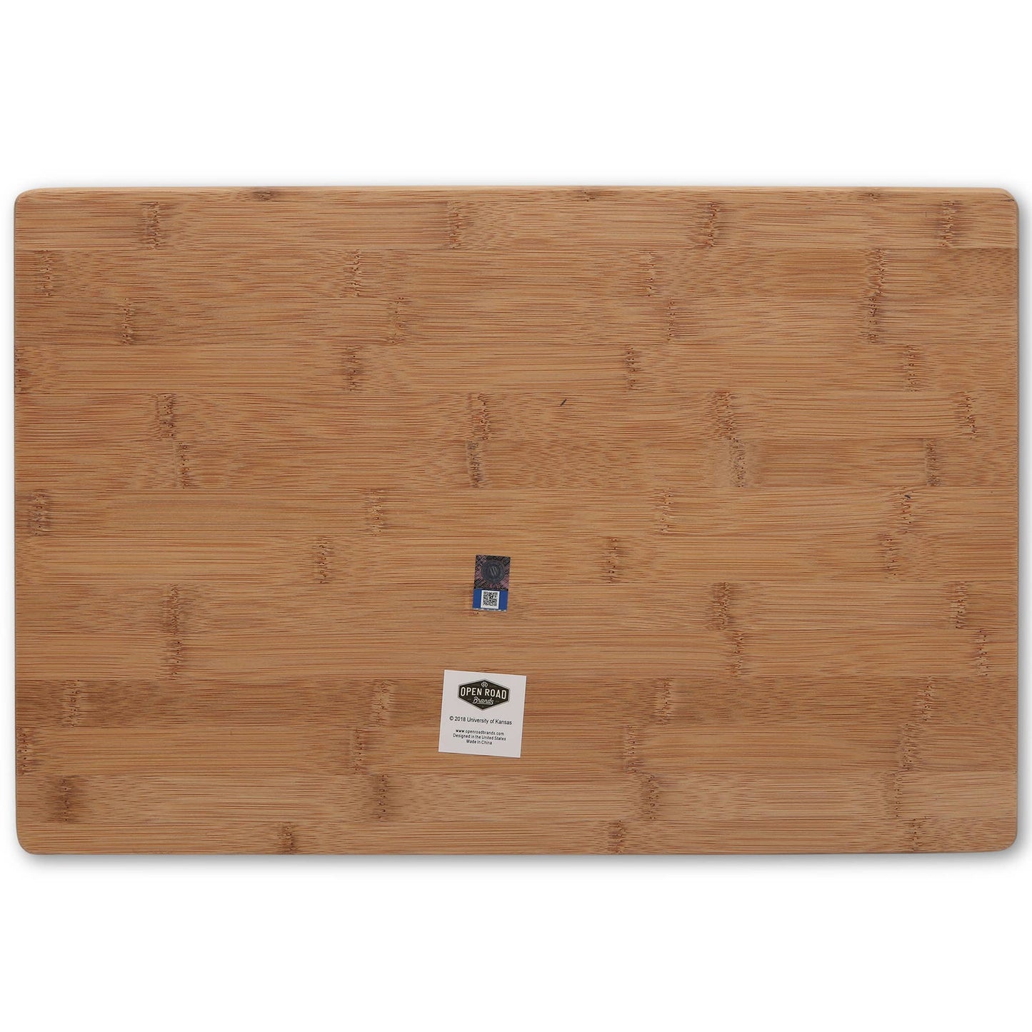 University of Kansas Rock Chalk Jayhawk Bamboo Cutting Board