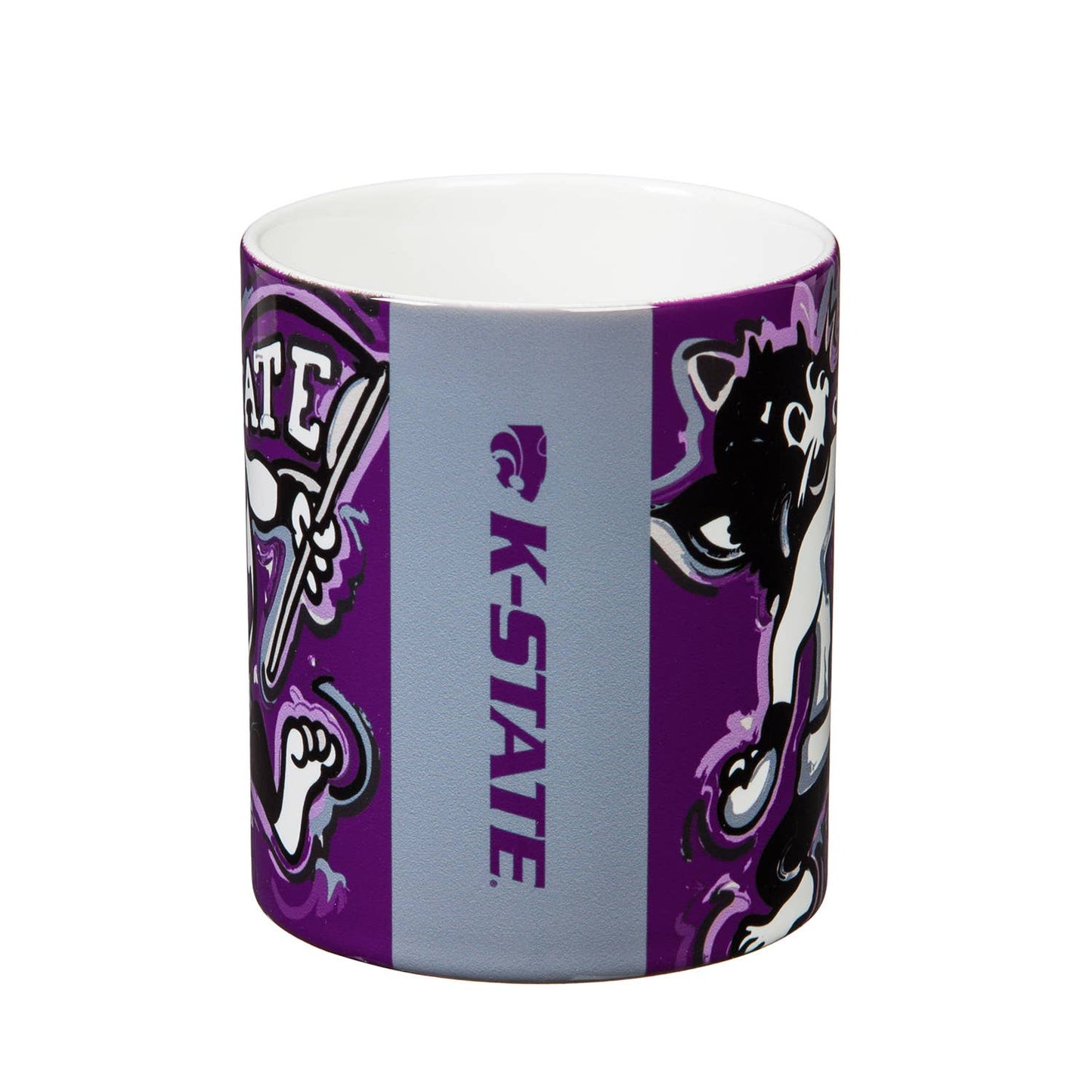 Kansas State University, Willie Wildcat 11oz Mug Justin Patten