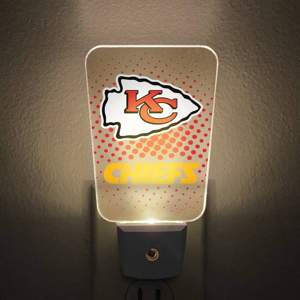Kansas City Chiefs Team Frosted Night Light