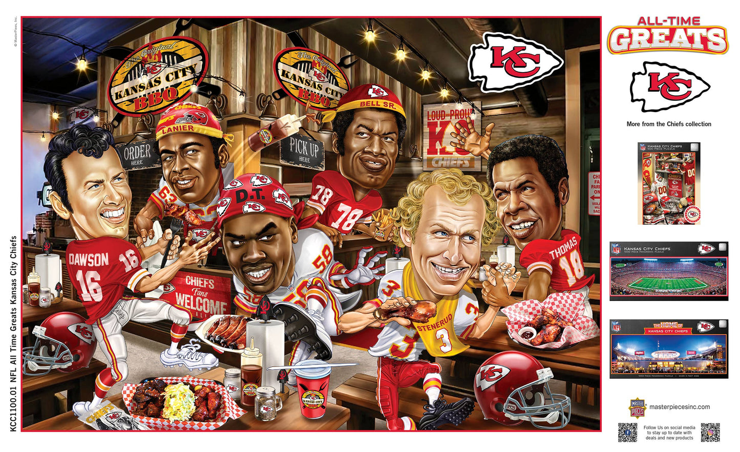 Kansas City Chiefs - All Time Greats 500 Piece Puzzle