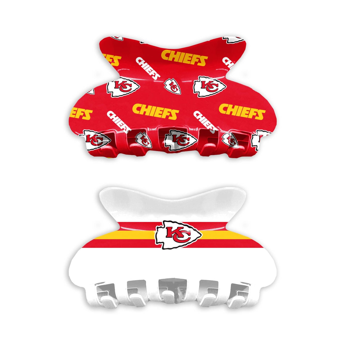 NFL Kansas City Chiefs Team Hair Claw Set