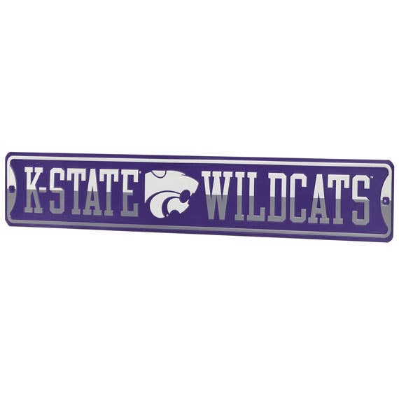 Kansas State University Wildcats Metal Sign