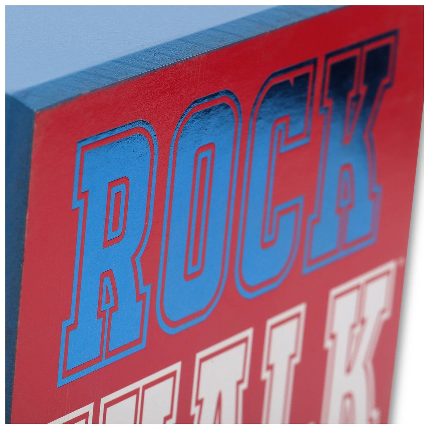 University Of Kansas Rock Chalk Wood Wall Decor
