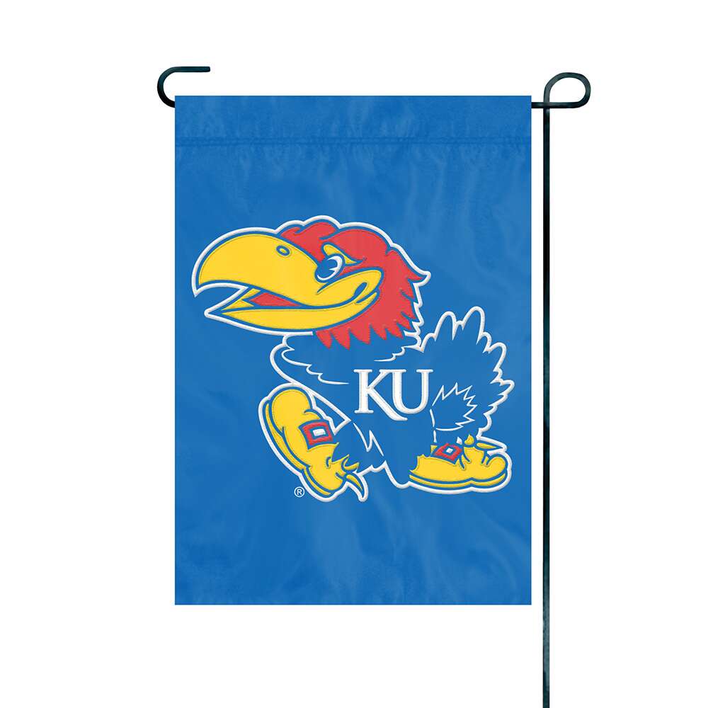 Kansas Jayhawks Premium Garden Flag