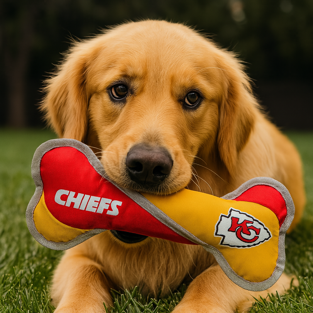 NFL Kansas City Chiefs Pet Tug Bone