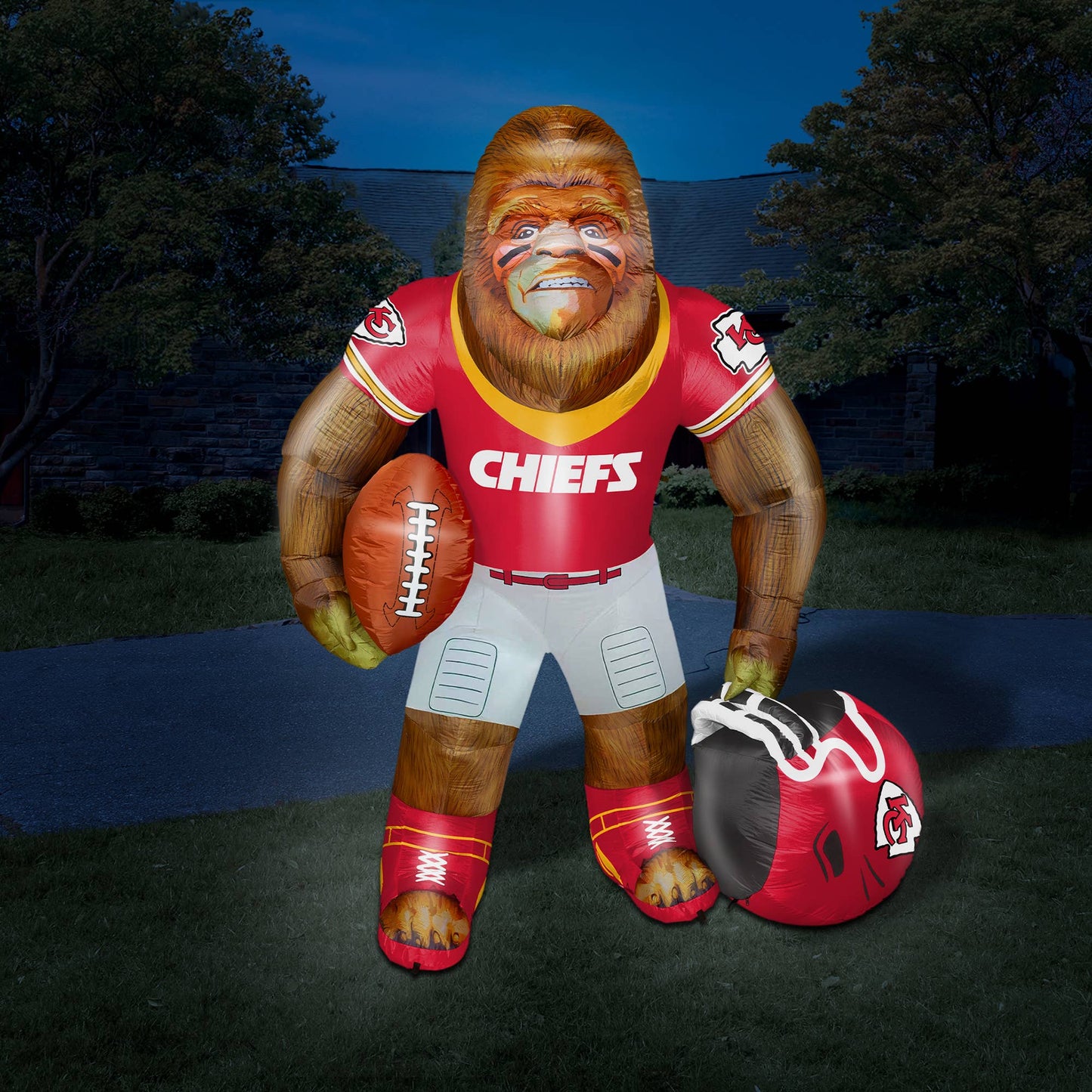 NFL KANSAS CITY CHIEFS INFLATABLE BIG FOOTBALLER