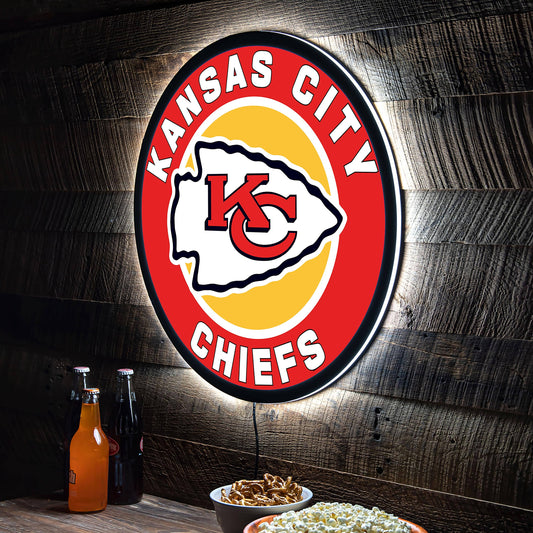 Kansas City Chiefs LED Wall Decor, Fantastic!
