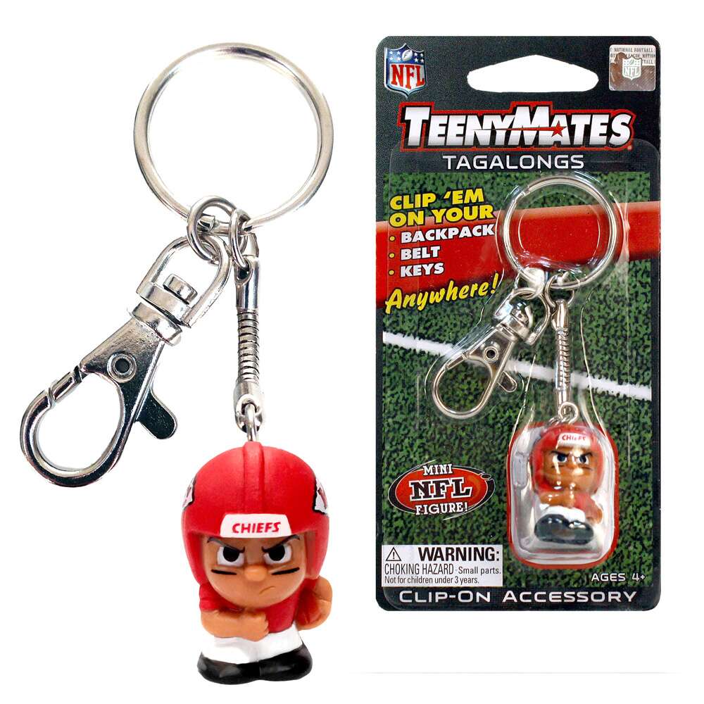 Kansas City Chiefs TeenyMate Tagalongs Keychain