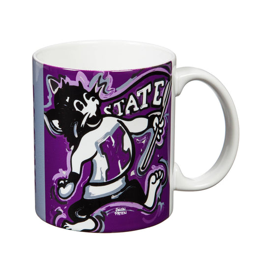 Kansas State University, Willie Wildcat 11oz Mug Justin Patten