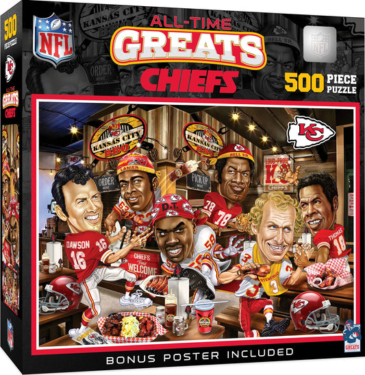 Kansas City Chiefs - All Time Greats 500 Piece Puzzle