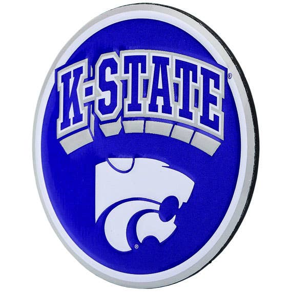 Kansas State University Round Metal Magnet