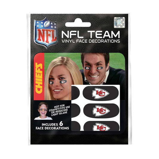 Kansas City Chiefs Face Decorations