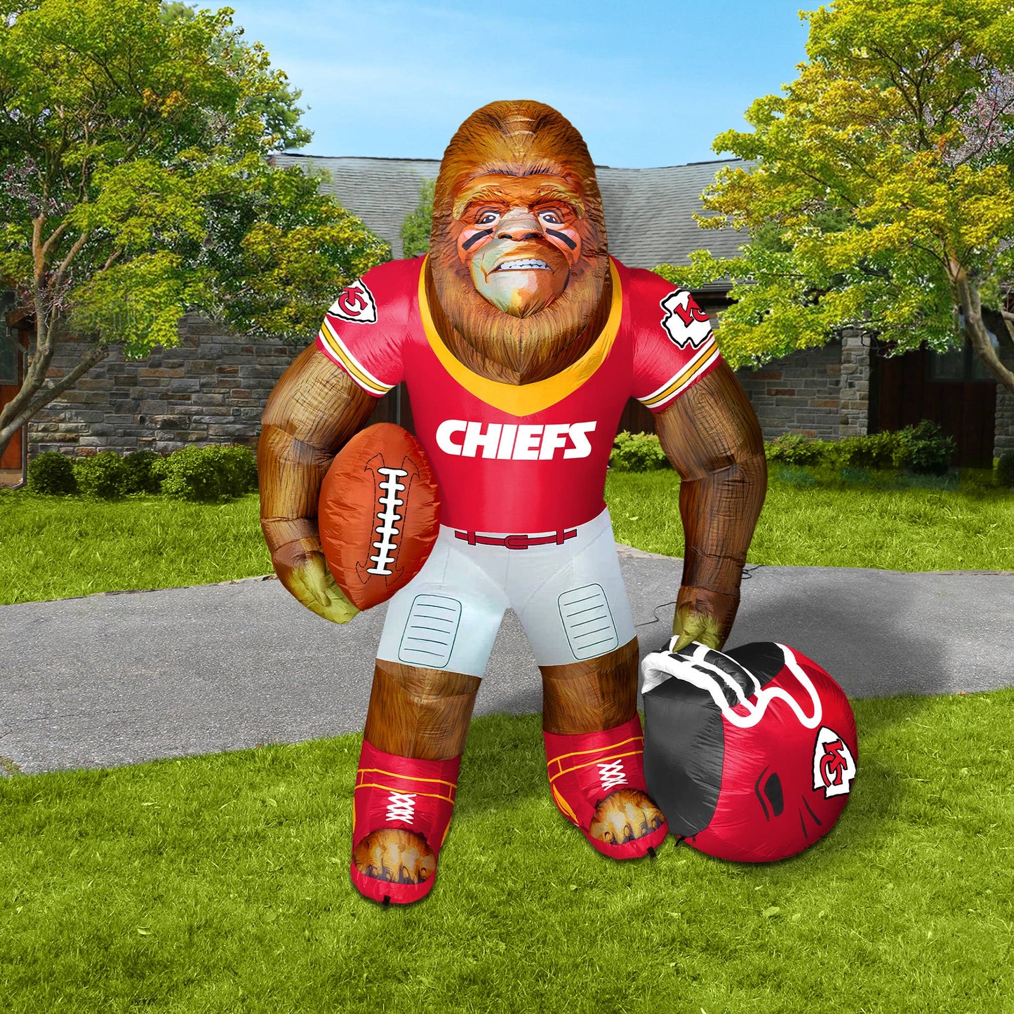 NFL KANSAS CITY CHIEFS INFLATABLE BIG FOOTBALLER