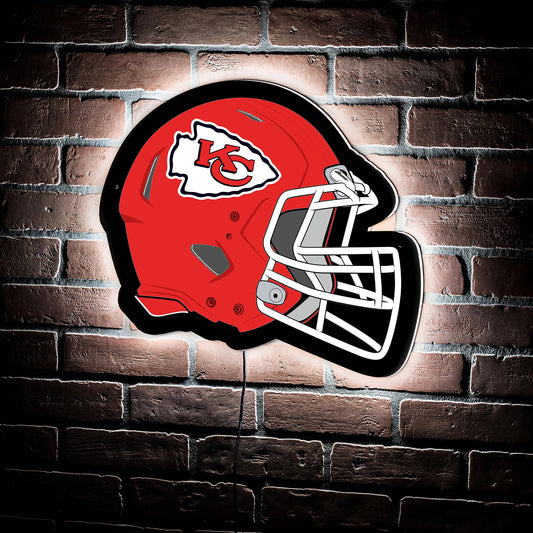 LED Wall Decor, Helmet, Kansas City Chiefs