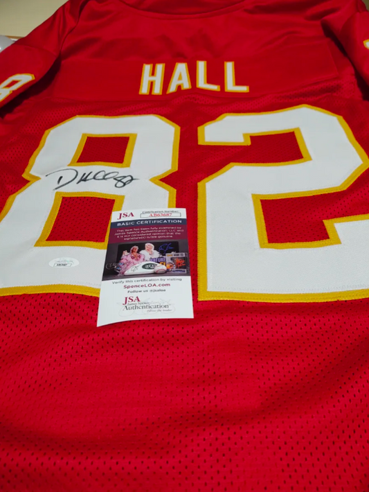 Chiefs Dante Hall signed jersey