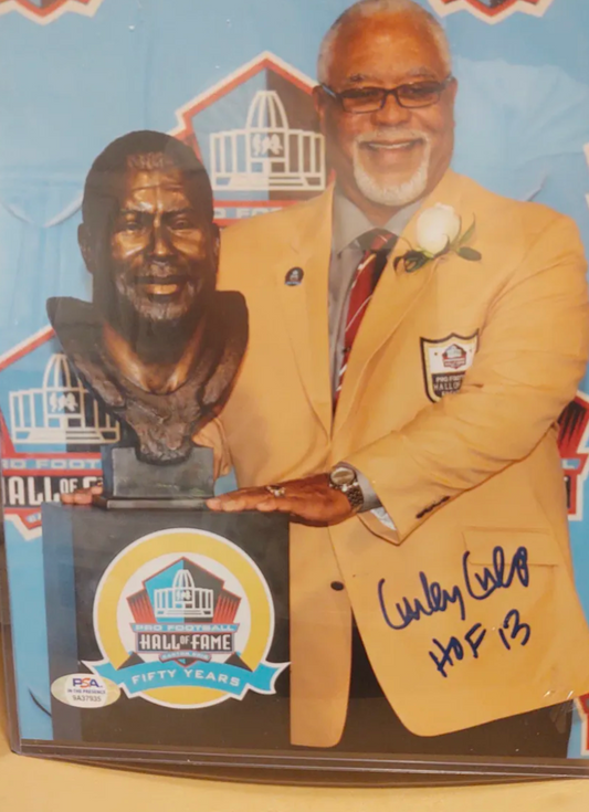 Curley Culp #61 Kansas City Chiefs signed 8x10 photo.