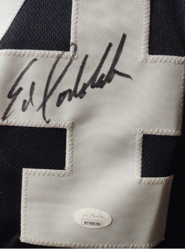 Ed Podolak #14 Iowa Hawkeye signed jersey