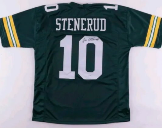 Jan Stenerud #10 Green Bay Packers signed jersey