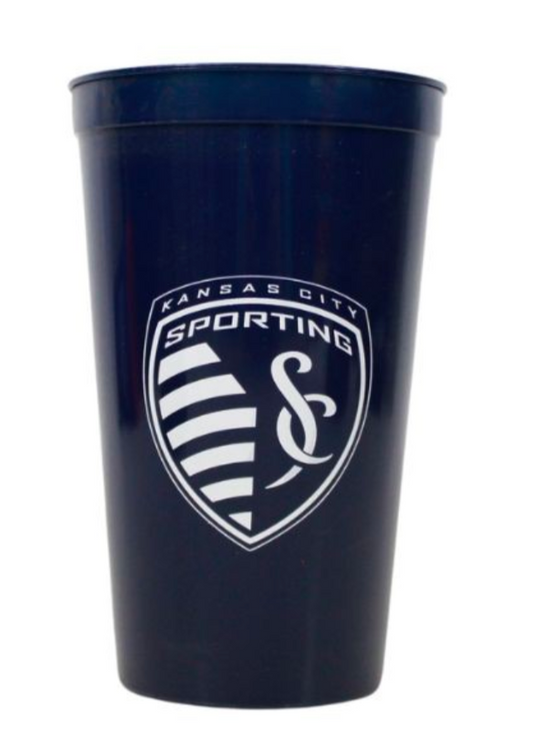Sporting KC 16 OZ Plastic Stadium Tumbler