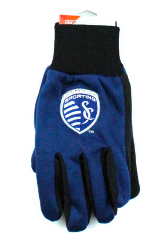 Sporting KC Soccer Gloves, Black Palm Series