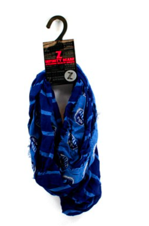 Sporting KC Scarf,  Border Logo Style Infinity Scarf