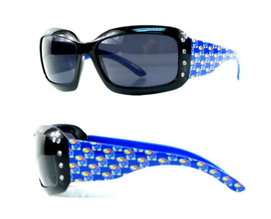 Kansas Jayhawks Sunglasses Ladies Bling Style