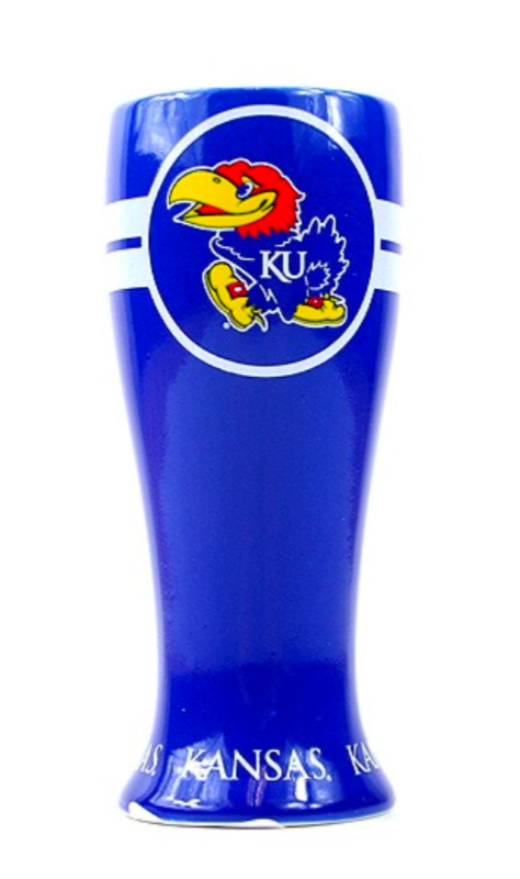 Kansas Jayhawks - Ceramic Pilsner 2.5 OZ Shotglass