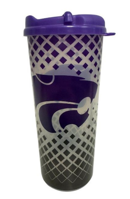 KState Wildcats KSU Tumblers - 24 OZ Grid Style - Double Walled