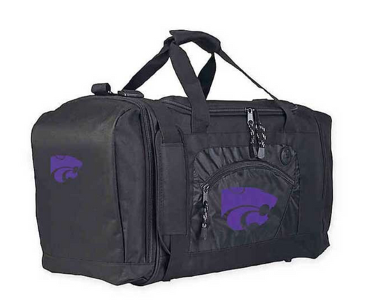 Kansas State Wildcats KSU Duffel Bags - Roadblock Style