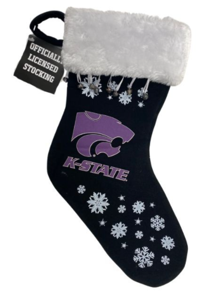 Kansas State Wildcats KSU Stockings - The Snowflake - Christmas Stocking