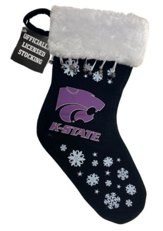 Kansas State Wildcats KSU Stockings - The Snowflake - Christmas Stocking