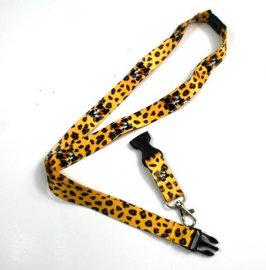 University of Missouri Tigers Lanyard - Leopard Print Style