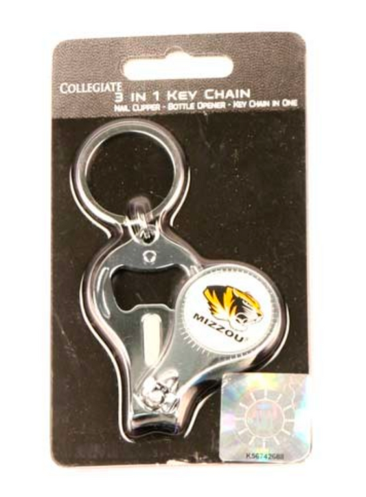 University of Missouri Tigers Keychain - 3 in 1 Keychain
