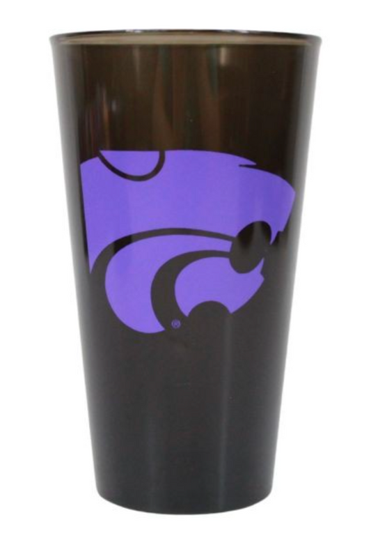 Kansas State University Wildcats KSU Team Tumbler Black 16 OZ Acrylic